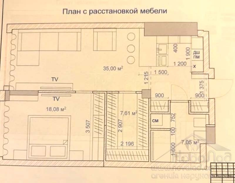 Предлагается эксклюзивная 2-ком квартира 69м2 в ЖК Новопечерская Вежа.. Фото - 16