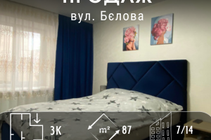 3-кімнатна з меблями та технікою на вул. 1-ї танкової (Бєлова)!
