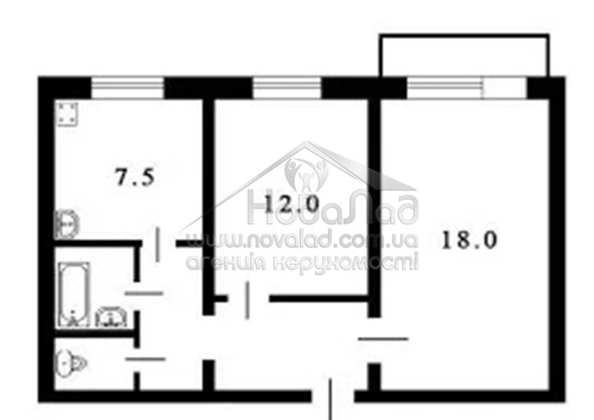 Аккуратная 2-ком квартира 53м2 в центре Троещины. Фото - 13