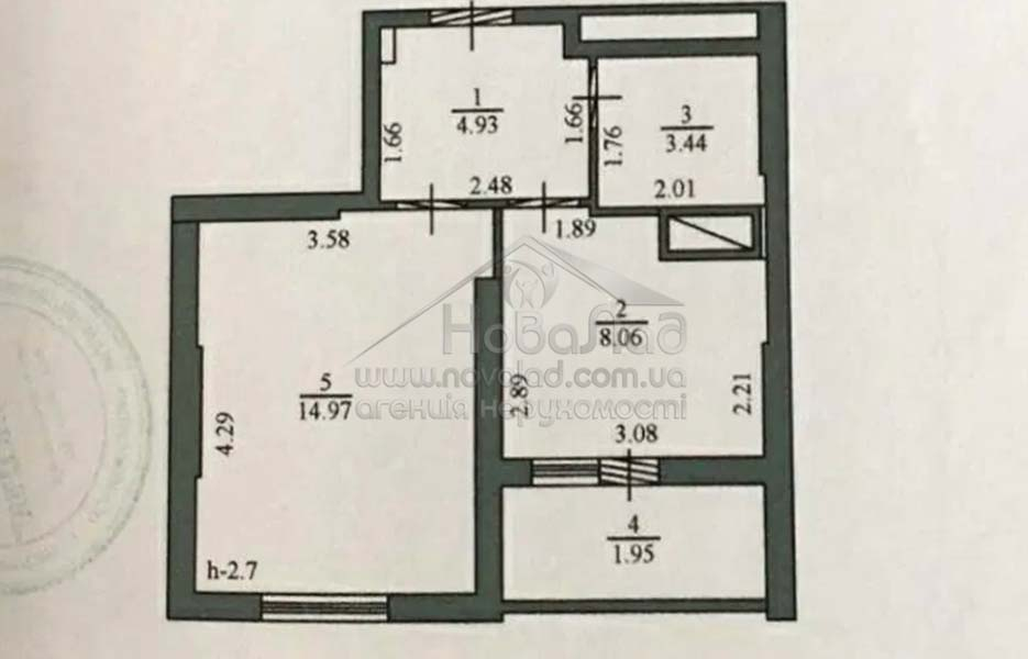 Современная, видовая 1-ком квартира 34м2 ЖК Lego House, Днепровский р-н. Фото - 17