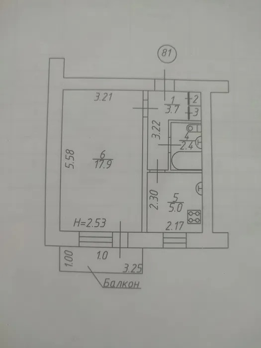 Продам 1-кімнатну квартиру в районі Рокосовського. Фото - 8