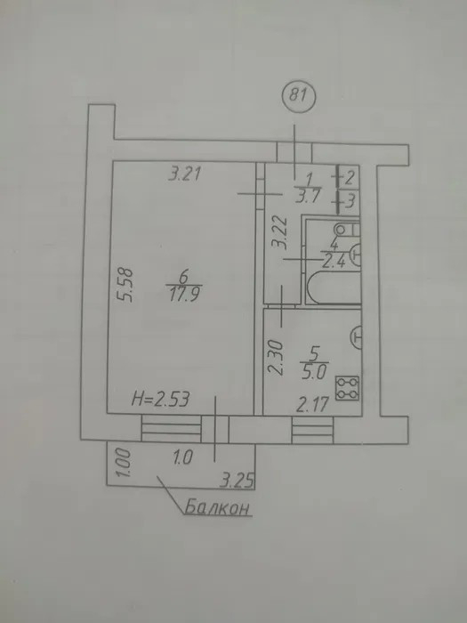 Продам 1-кімнатну квартиру в районі Рокосовського. Фото - 8