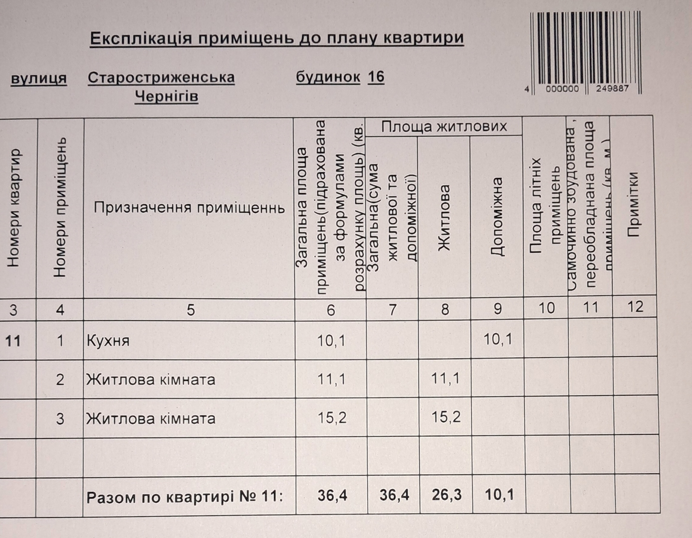 Продам 2 кімнатну квартиру — історична частина Чернігова ВАЛ. Фото - 16
