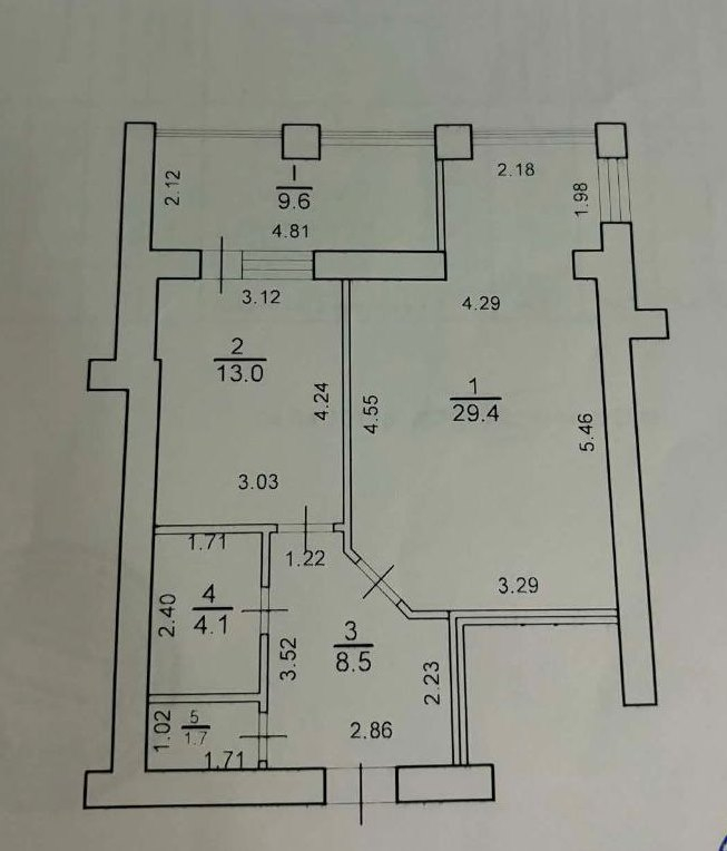 Сучасна 1 кімнатна квартира 66м² з ремонтом і автономним опаленням. Фото - 14