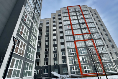 2-кімнатна 71м2 в новобудові! Класне планування!