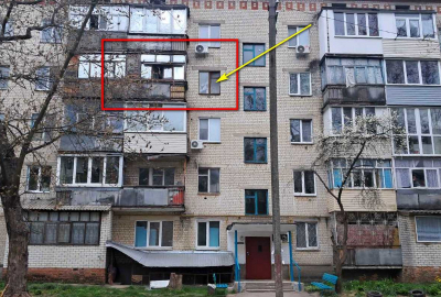 1 кімнатна квартира зі своєю кухнею і балконом на Туристі