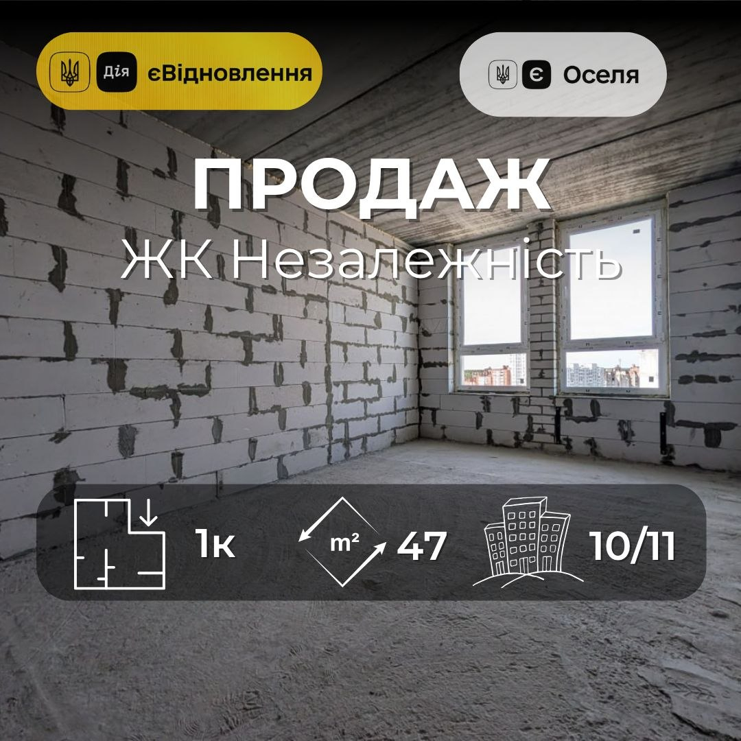 1 кімнатна квартира 46.7 м2 ЖК Незалежність Масани. Фото 1