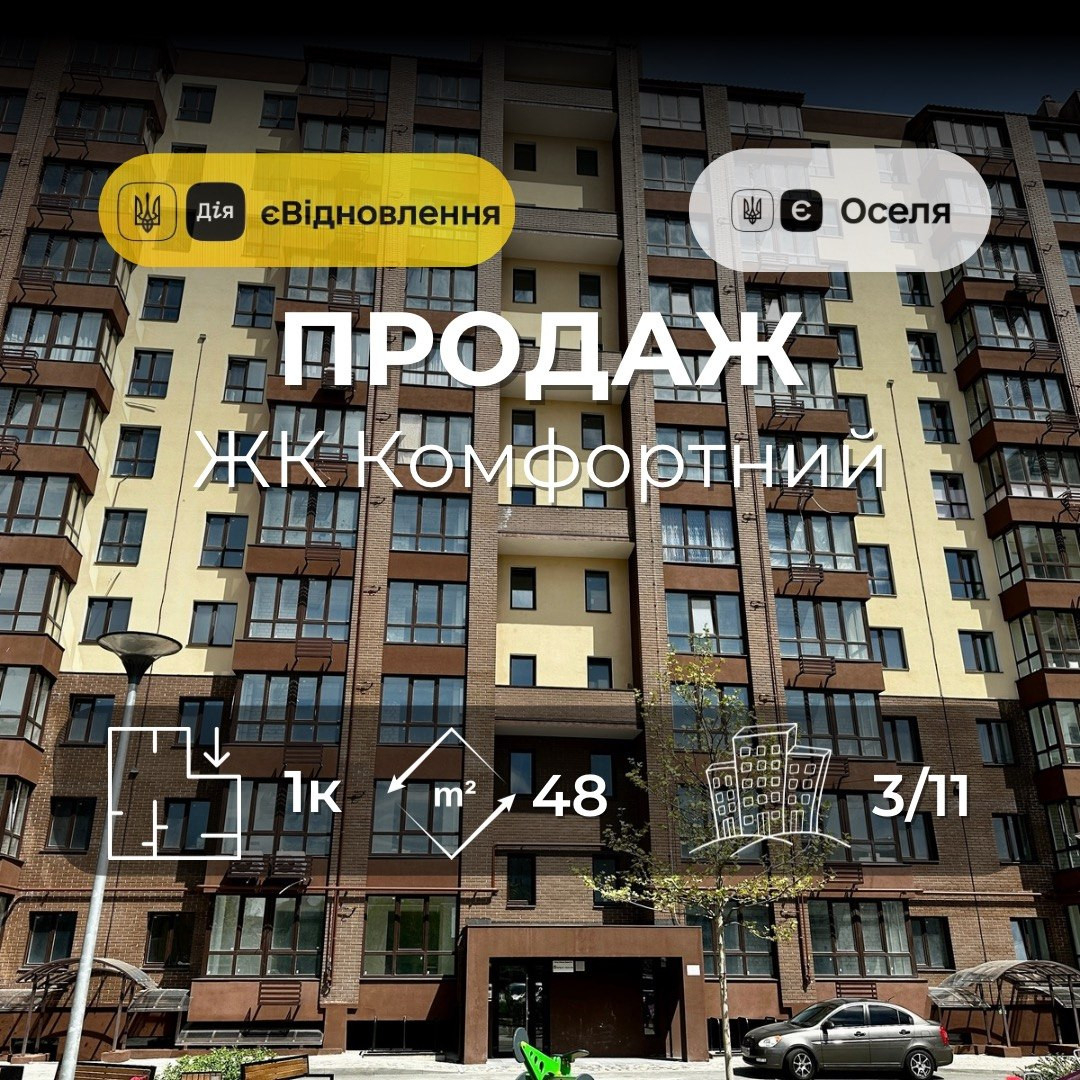 ЖК Комфортний,1 кімнатна 48м2,автономне опалення,р-н Масани. Фото 1