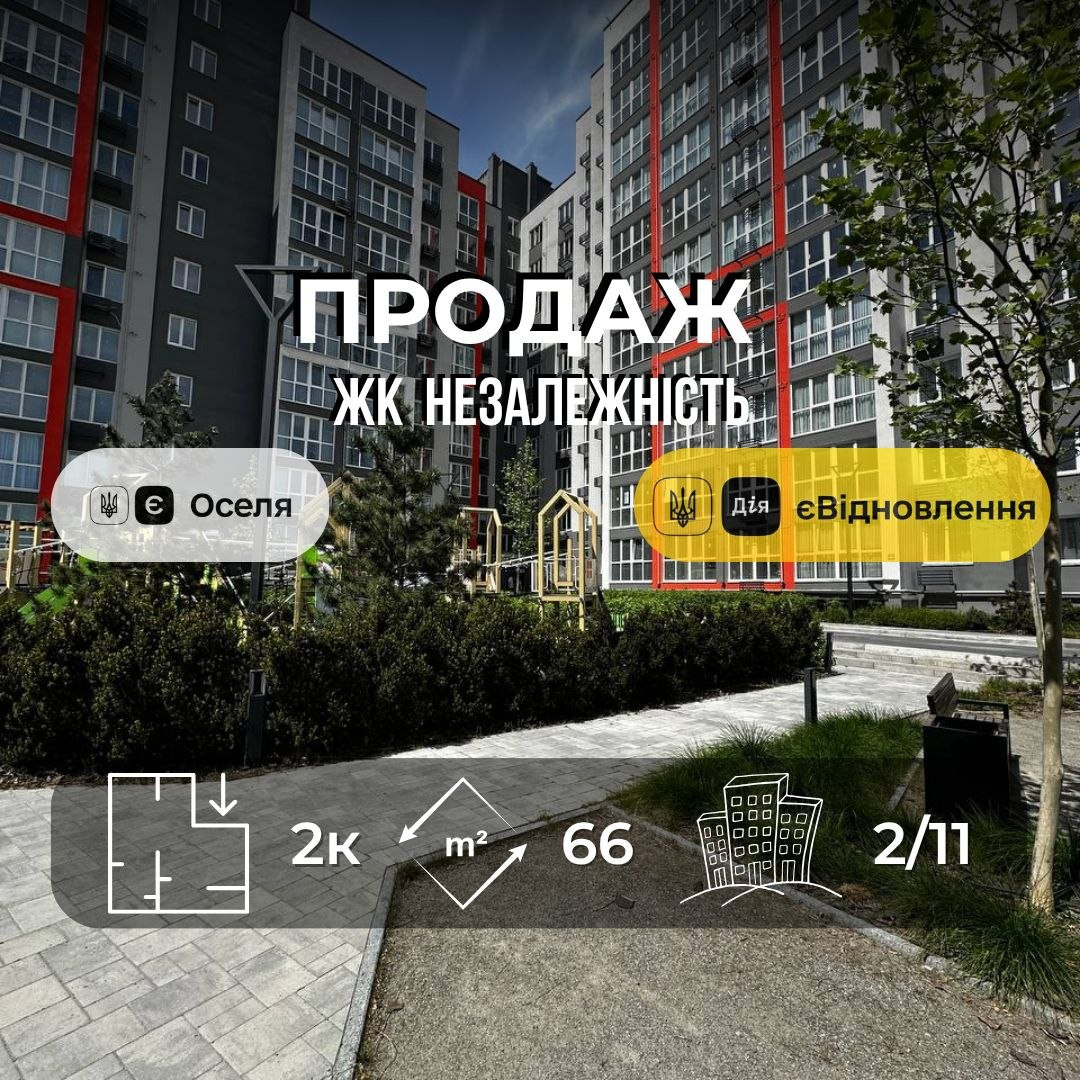 Простора 2-кімнатна квартира у сучасному ЖК «Незалежність». Фото 1