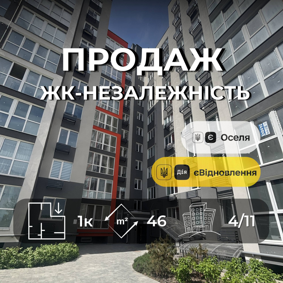 Продається квартира в ЖК «Незалежність» | 4 поверх | Індивідуальне опалення. Фото 1